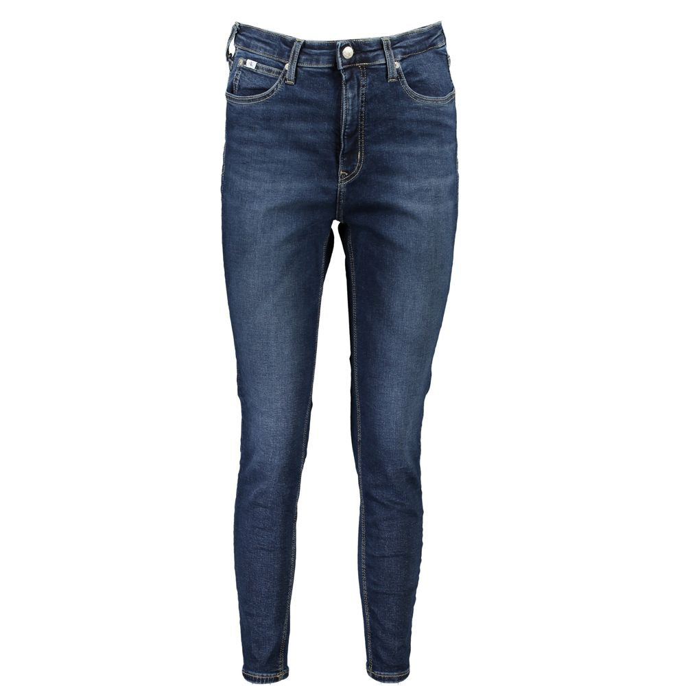 Jean et pantalon en coton bleu Calvin Klein
