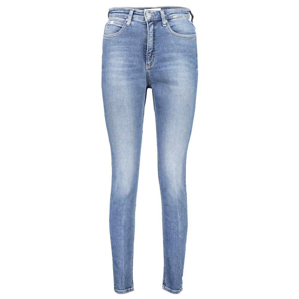 Jean et pantalon en coton bleu Calvin Klein