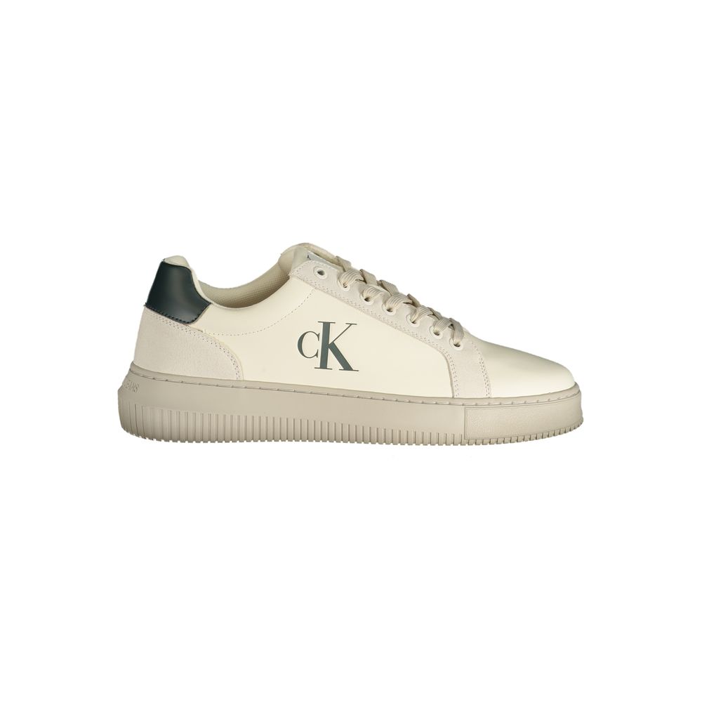 Baskets Calvin Klein en polyester blanc