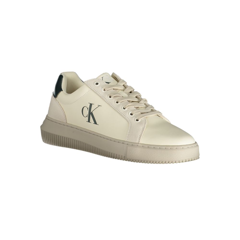 Baskets Calvin Klein en polyester blanc