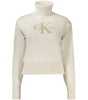 Calvin Klein White Cotton Sweater
