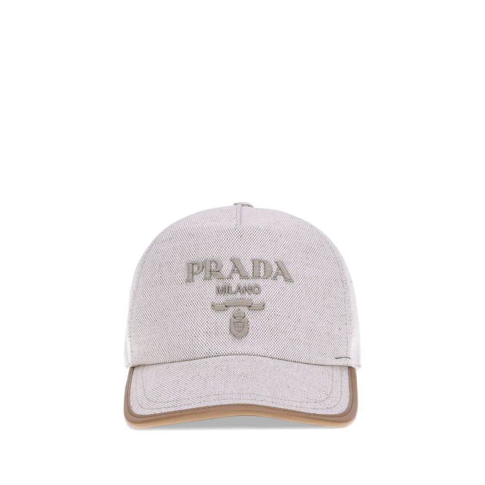 Casquette de baseball avec logo Prada