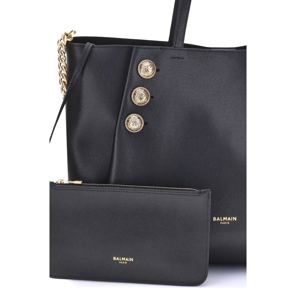 Balmain Emblem Tote Bag