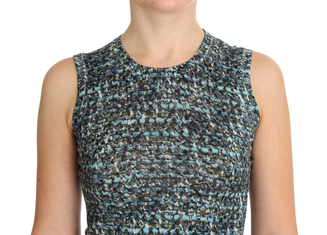 Dolce &amp; Gabbana - Pull-over élégant en laine bleue