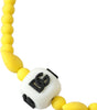 Dolce &amp; Gabbana Yellow Beaded Chain DG Logo Charm Accessory Necklace