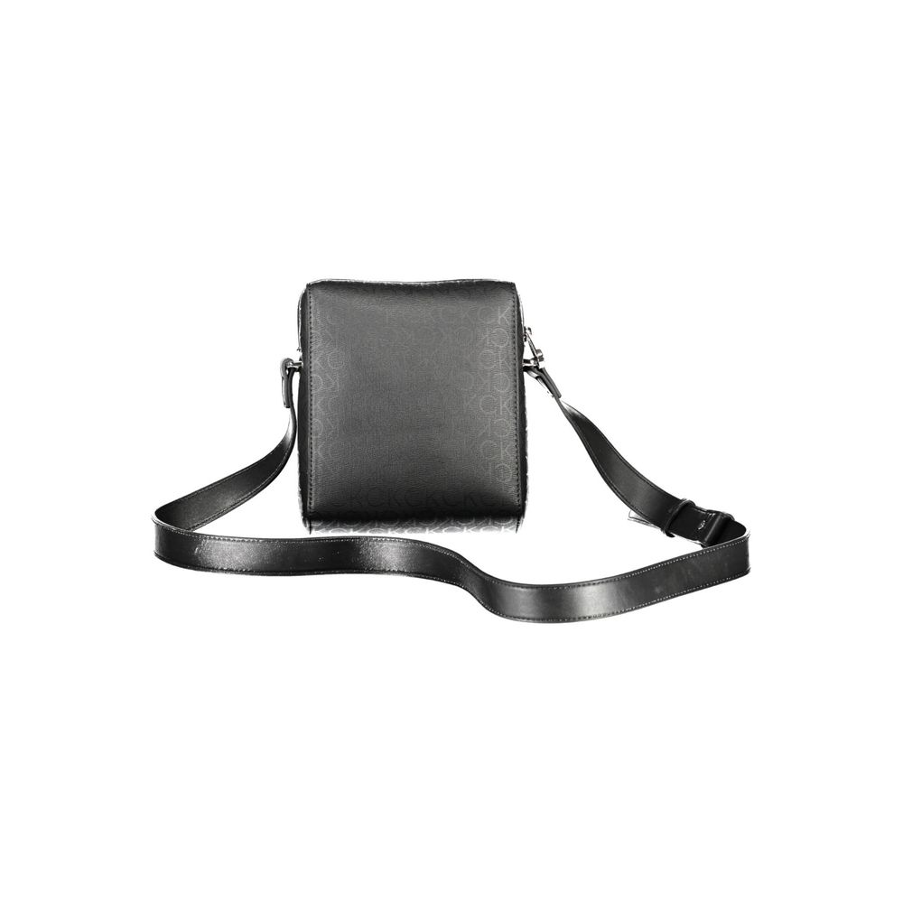 Bolso de hombro Calvin Klein de poliéster negro