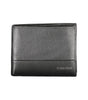 Portefeuille en cuir noir Calvin Klein