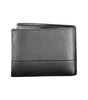 Portefeuille en cuir noir Calvin Klein