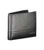 Portefeuille en cuir noir Calvin Klein