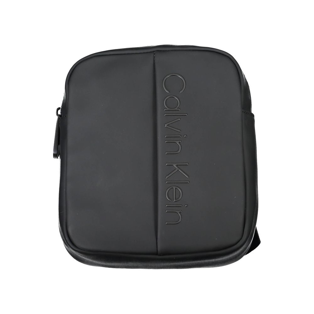 Bolso de hombro Calvin Klein de poliéster negro