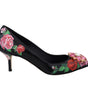 Dolce &amp; Gabbana Black Leather Pump