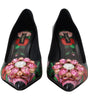 Dolce &amp; Gabbana Black Leather Pump