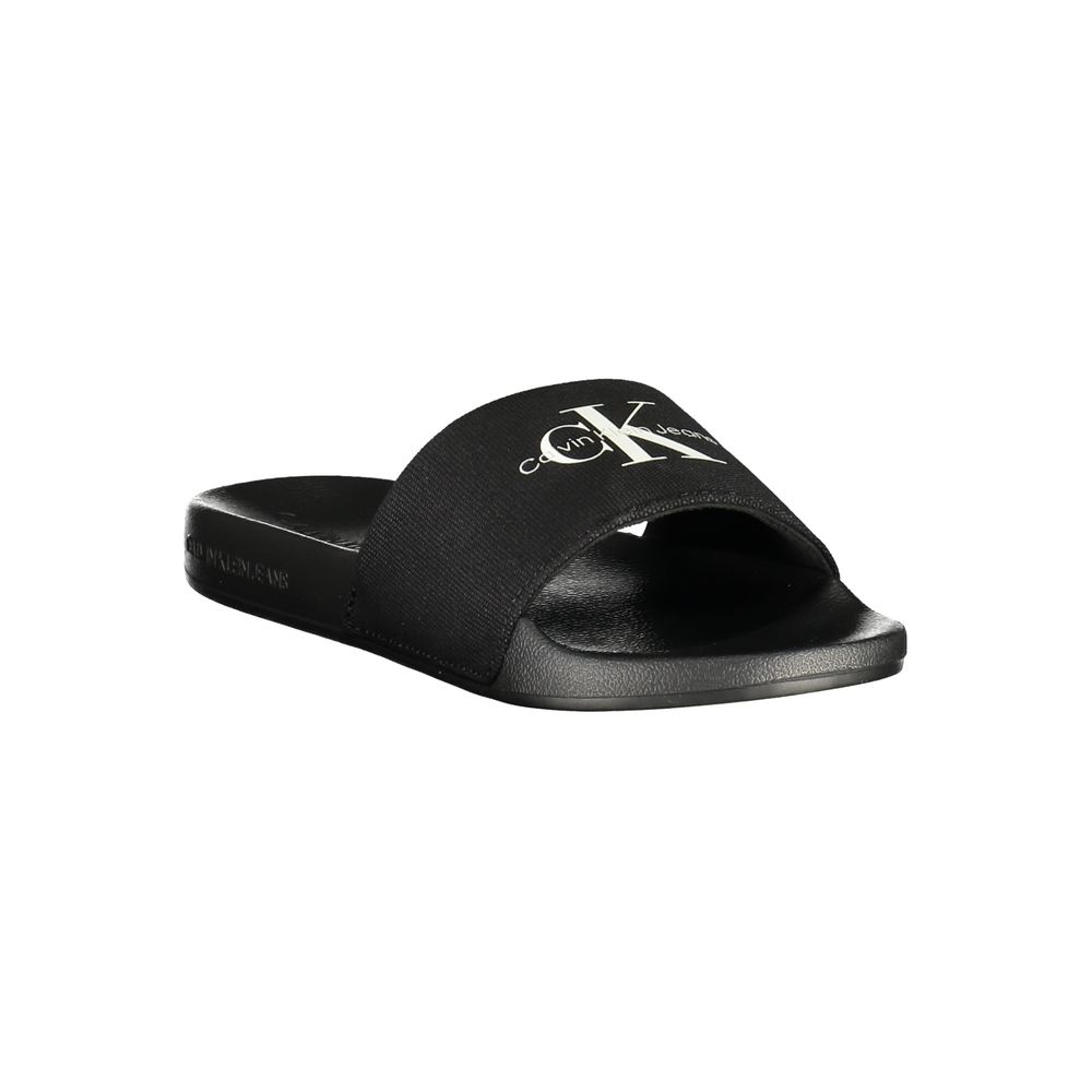 Sandale noire en polyester Calvin Klein