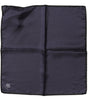 Foulard carré en soie bleu DG Crown pour homme Dolce & Gabbana