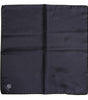 Dolce & Gabbana Blue DG Crown Silk Square Men Foulard Scarf