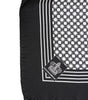 Dolce &amp; Gabbana Black White Patterned Square Men Foulard Scarf