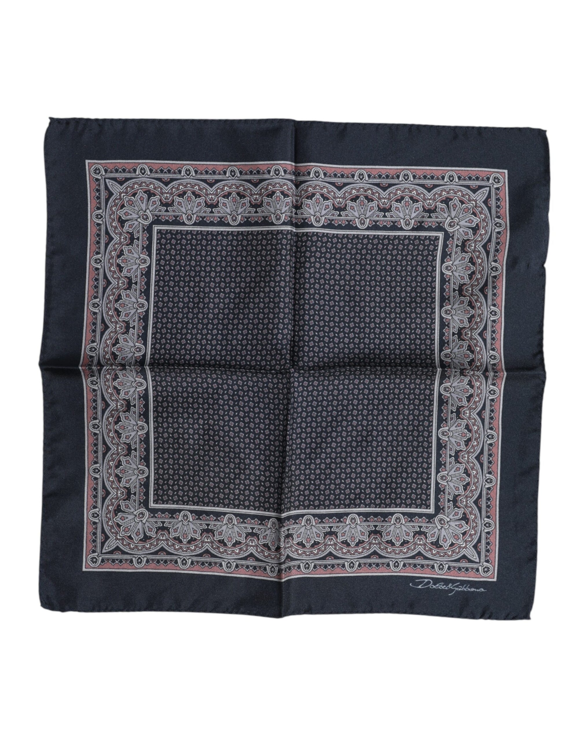 Dolce &amp; Gabbana Multicolor Fantasy Silk Square Foulard Scarf