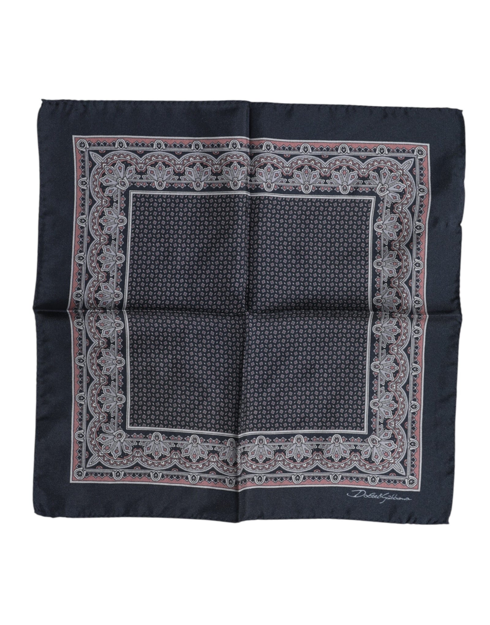 Dolce &amp; Gabbana Multicolor Fantasy Silk Square Foulard Scarf