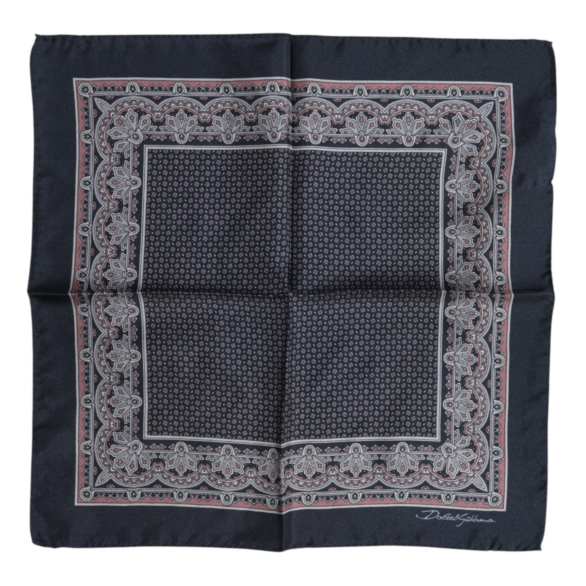 Dolce &amp; Gabbana Multicolor Fantasy Silk Square Foulard Scarf
