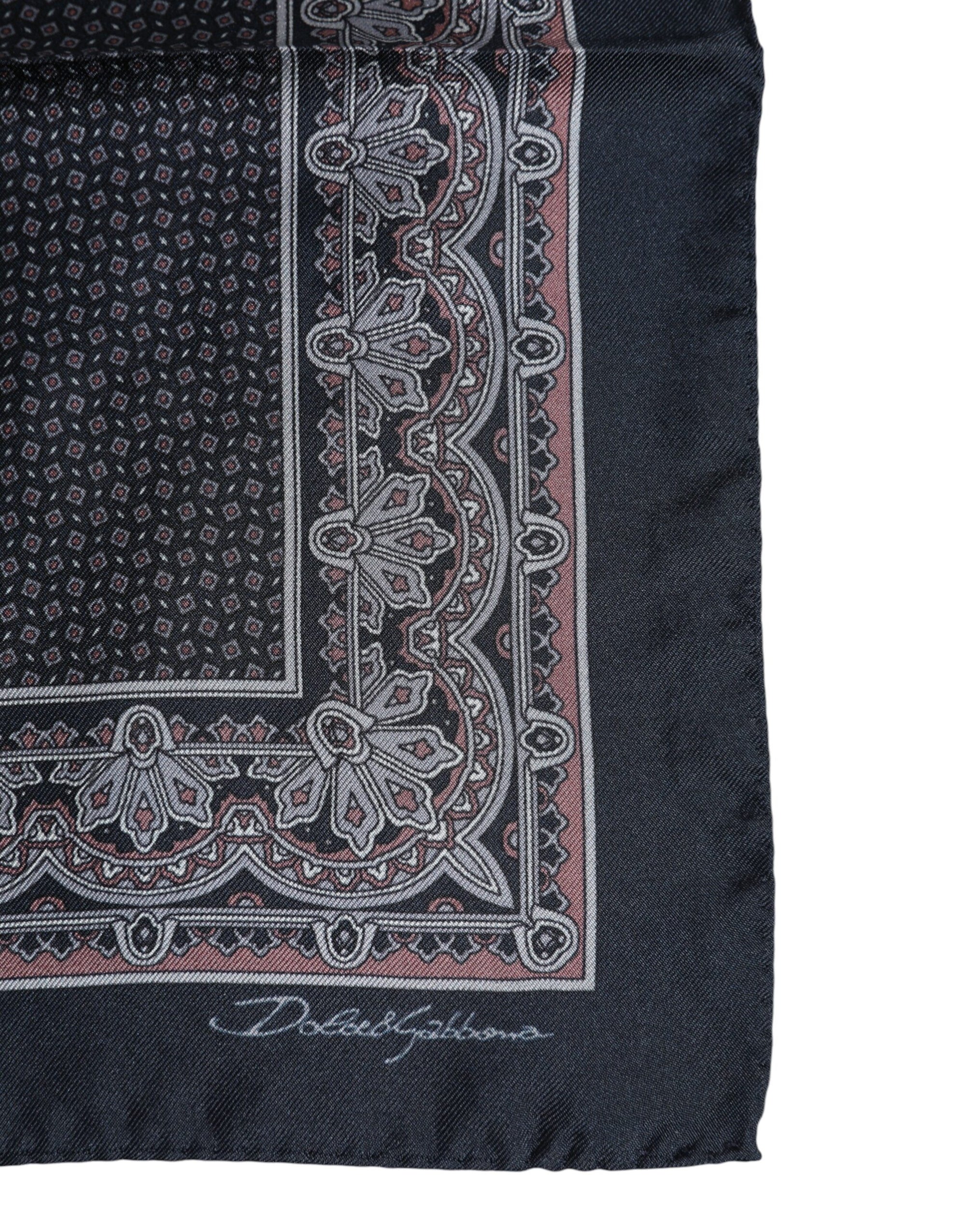 Dolce &amp; Gabbana Multicolor Fantasy Silk Square Foulard Scarf