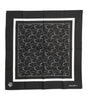 Foulard carré imprimé noir et blanc Dolce & Gabbana pour homme