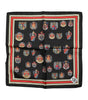 Foulard carré en soie multicolore Dolce & Gabbana pour homme