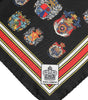 Foulard carré en soie multicolore Dolce & Gabbana pour homme