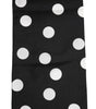 Dolce & Gabbana Black White Polka Dot Silk Men Foulard Scarf