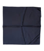 Dolce & Gabbana Dark Blue Silk Square Men Foulard Scarf