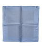Dolce & Gabbana Light Blue Silk Square Men Foulard Scarf