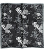 Dolce & Gabbana Black Floral Silk Square Foulard Scarf