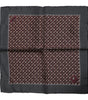 Dolce &amp; Gabbana Maroon Cocktail Silk Square Foulard Scarf