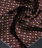 Dolce &amp; Gabbana Maroon Cocktail Silk Square Foulard Scarf