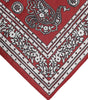 Dolce & Gabbana Red Floral Cotton Square Foulard Scarf