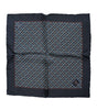Dolce & Gabbana Blue Cocktail Silk Square Foulard Scarf