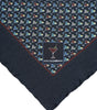 Dolce & Gabbana Blue Cocktail Silk Square Foulard Scarf