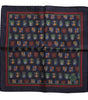 Dolce & Gabbana Multicolor Medals Square Foulard Scarf