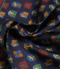 Dolce & Gabbana Multicolor Medals Square Foulard Scarf
