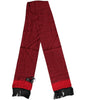 Dolce & Gabbana Red Dotted Silk Fringes Men Foulard Scarf