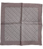 Dolce & Gabbana Brown Sea Horse Silk Square Foulard Scarf