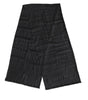 Dolce & Gabbana Dark Gray Cashmere Fringes Neck Warmer Scarf