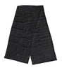 Dolce & Gabbana Dark Gray Cashmere Fringes Neck Warmer Scarf