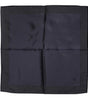 Dolce & Gabbana Dark Blue Silk Square Men Foulard Scarf