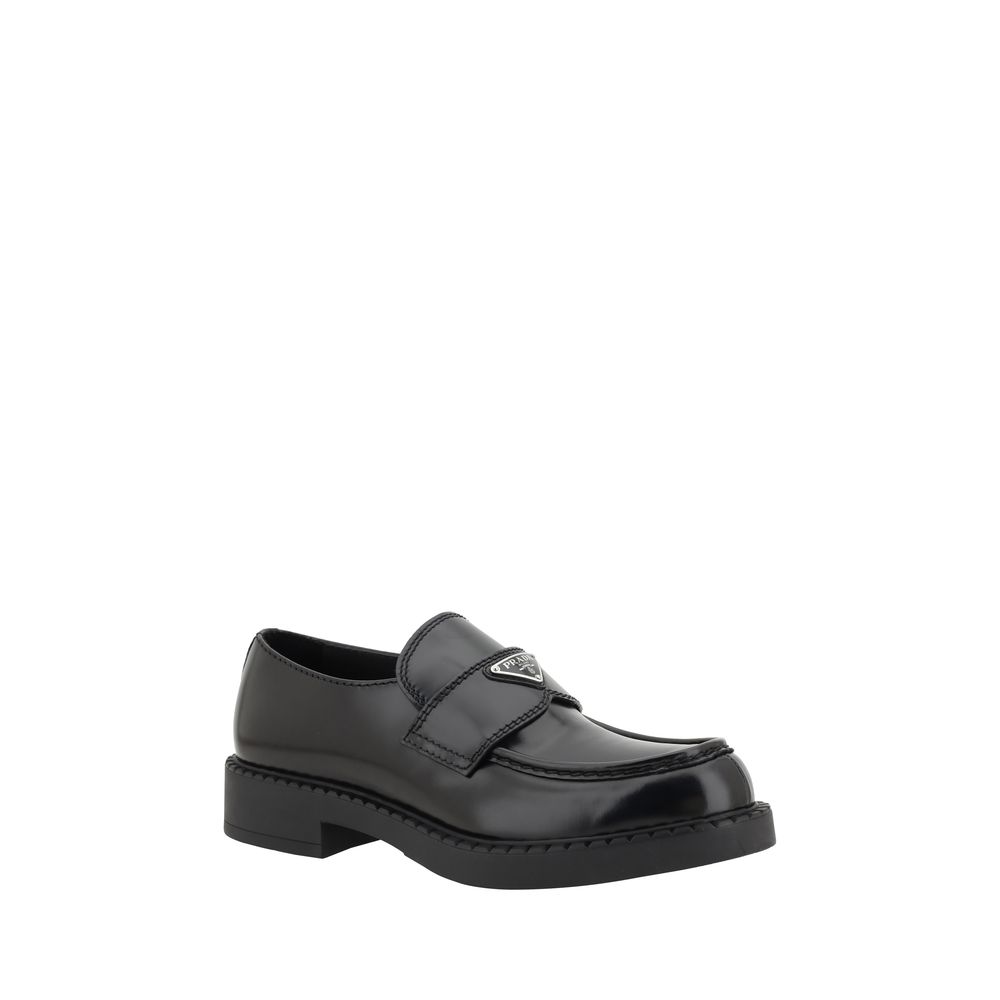 Mocassins en cuir Prada