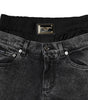 Dolce & Gabbana Black Washed Double Waistband Denim Jeans