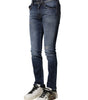 Dolce & Gabbana Blue Washed Cotton Slim Fit Men Denim Jeans