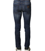 Dolce & Gabbana Blue Washed Cotton Slim Fit Men Denim Jeans