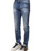 Dolce & Gabbana Blue Washed Cotton Skinny Men Denim Jeans