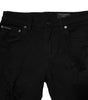 Dolce & Gabbana Black Cotton Logo Plaque Slim Denim Jeans