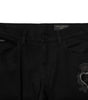 Dolce & Gabbana Black Cotton Embroidery Slim Fit Denim Jeans